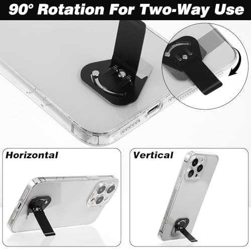 Ultra-dunne telefoonhouder, Pack van 2, Self-Adhesive telefoonhouder, Mobiele telefoonhouder, Mobiele telefoonstandaard, Verstelbare Verticaal Horizontale Swivel