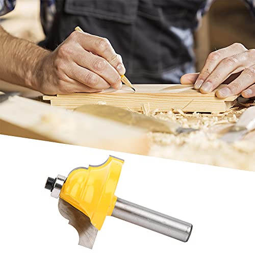 Bonding Milling Cutter 8mm Shank, Router Router Dubbel Roman Ogee Milling Cutter Houtbewerking Molen Cutter Classic Linear Decoratieve Messen (8 x 38.1mm) 3