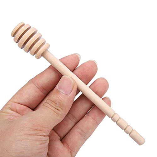 24st Houten Honing Dipper Stick Jam Siroop Drizzler Stirring Rod Keuken Gadgets (16cm)