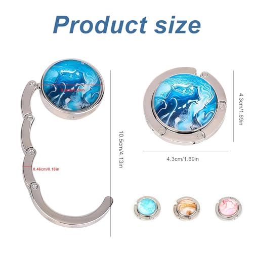 Tafel handtashouder 4 stuks opvouwbare tas haken 4.5cm Rubber Sole Table haken 4 stijlen ronde tas houder tafel voor handtassen paraplu's hangen ornamenten