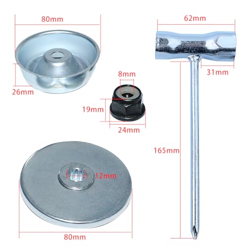 Adapterkit voor Stihl FS55 FS55R FS56 FS56RC FS70R FS80 FS85 FS90 FS90R FS94 FS100RX FS110 FS120 FS130 FS130R FS240 FS250
