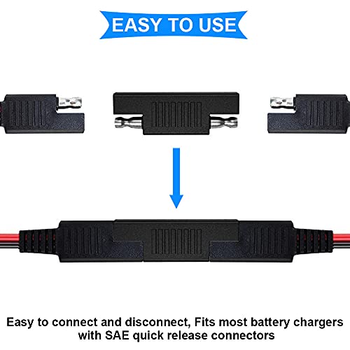 6 stuks SAE Polarity Reverse Adapter Connectors, Snel scheiden van SAE Plug voor Solar Panel, Motorfiets, Auto 3