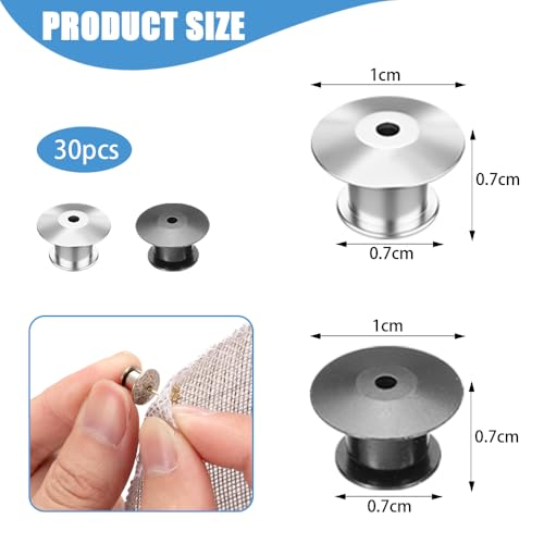 30st slot pin houders backs metalen pin backs houders slots vervang pin backs sluitingen voor sieraden broches badge naam tags ambachten DIY