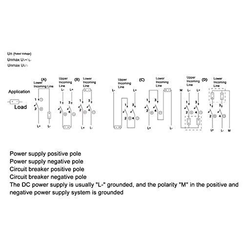DC Circuit Breaker, DC Disconnect Switch DZ47-63Z-2P 500V 25A voor fotovoltaïsche systemen, thermische magnetische activering, 35mm Din Rail Mounting, PV Disconnect Switch 4