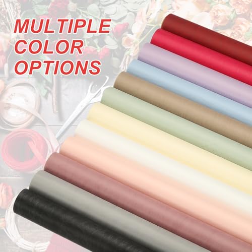 Inpakpapier 60cm, 20st Katoenen inpakpapier voor bloemen boeket, Cadeauverpakking, Valentijnsdag, Afstuderen, Bloemenverpakking, Roze 3