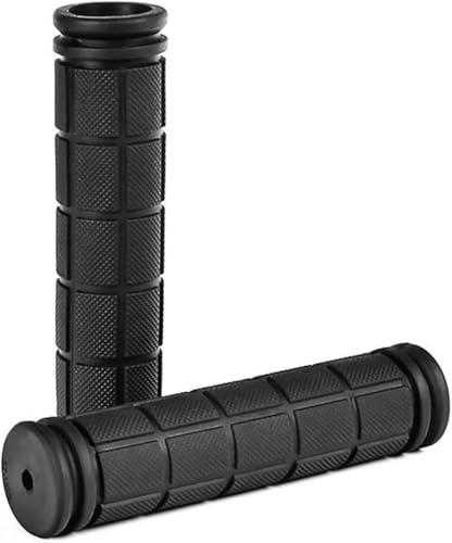 1 Paar 120mm Zwarte Fietsgreep Grips Non-slip Handgreep Grips TPR Rubber Fietsgreep Grips Schokbestendig Racefiets trekking fiets 4
