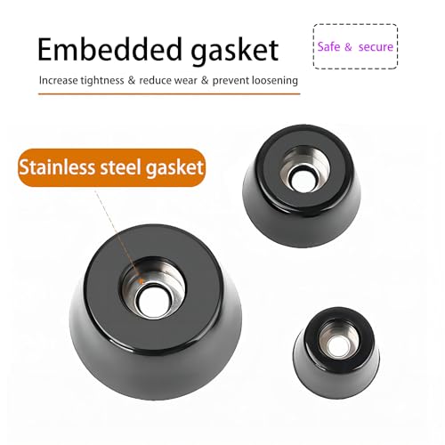 20PCS Bumpers Pads Rubber Voeten, vloerbeschermer Kabinet Beenkussens, Rubber Voeten, Ronde Bumper, Rubber snijplank Voeten, D20x15xH8mm 5