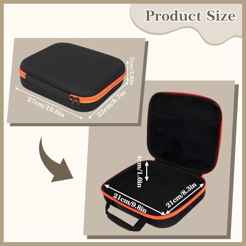 Kleine draagbare gereedschapszak, zwart, EVA, 27cm/33cm, hangend riemrits gereedschapsset, multifunctionele draagbare gereedschapszak (27 x 22 x 7 cm)