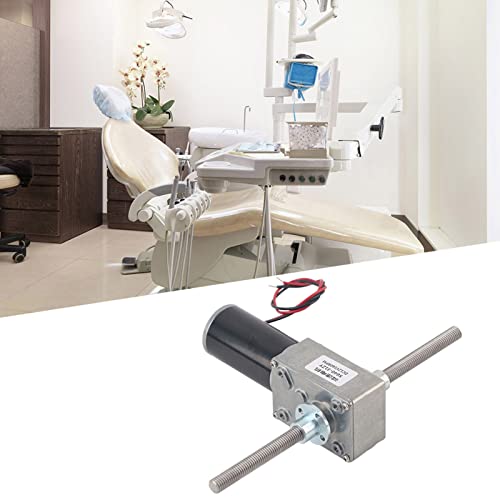 12V High Torque Motor Gear Motor, M8 Double Shaft 1280 Motor, Coaxiale tandwielmotor voor rechter- en linkeras met Flange (50 verhouding reductie)