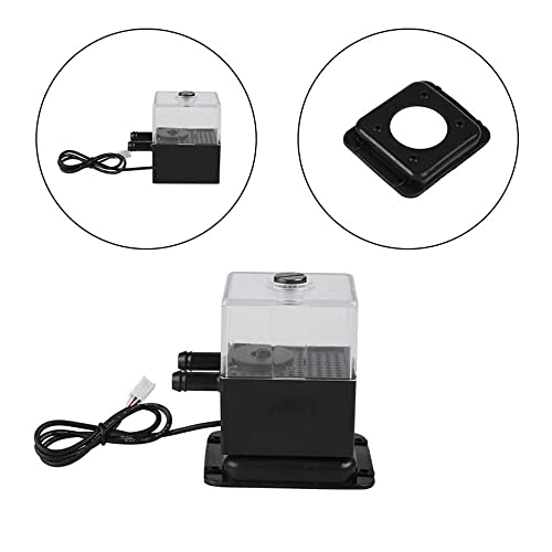 SC-300T DC 12V ultra-stille waterkoeling pomp tank 8W Reservoir max.400L/h voor PC CPU vloeistof koelsysteem 5