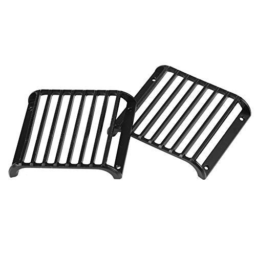 2 Stücke Metall Frontlampe Lichtschutzgitter, Scheinwerfer Abdeckung Schutzgitter Schutz für Traxxas TRX-4 1/10 Skala RC Crawler Klettern Auto
