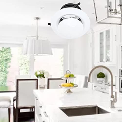 4 maten Ducting Cover Plafond Diffuser Uitlaatvoorziening Ventilatie luchtventilatie luchtventilatie luchtventilatie Ducting slang Cover(75mm) 3