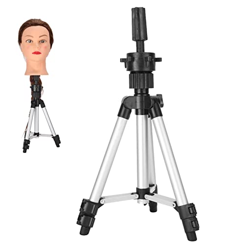 Tripod Telescopisch Mannequin Pruiken Stand Kapper Training Mannequin Hoofd Klemhouder(Zwart) 5