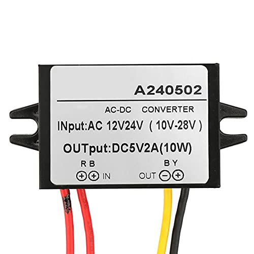 DC 5V Converter AC 12V 24V naar DC 5V Buck Converter Voltage Converter Module AC-DC Stap omlaag Voeding Module voor Car Truck Boat Waterpomp(2A)