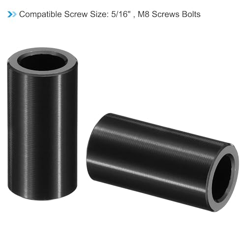 M8 Aluminium Spacers, 5Pcs Metalen Spacer Aluminium 5/16" ID x 1/2" OD x 1-1/2" L Aluminium Spacer Schroef Standoff Ronde voor 5/16" of M8 Schroefbout 4