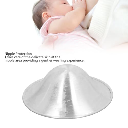 Silver Nursing Cups Silver Nipple Caps for Caring for Pasgeborenen Comfortabele bescherming voor moeders S925 3