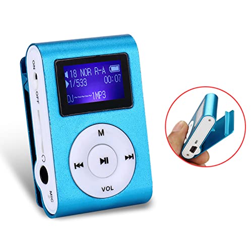 MP3-speler, muziekspeler met 128MB geheugenkaart draagbare digitale muziekspeler voor studenten Ouders, Super Mini MP3 met hoofdtelefoon, muziekspeler cadeaus 5
