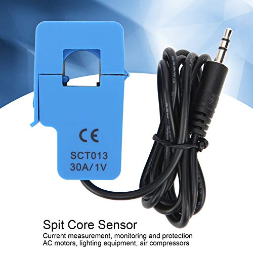 SCT013-030 30A Spit Core Sensor Transformator, Clamp Current Transformation ABS componenten -25°C~+70°C 5