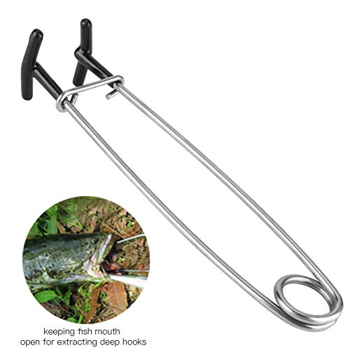 Roestvrij staal Muskie Pike Vissen mond spreider, Vis Jaw Opener, Zoutwater Fishing Tool, Essentiële accessoire voor Ligne A Peche