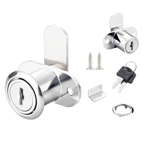 1 Stuks Kabinet Lock Letter Box Lock Single Deur Lade Locks met verschillende sleutels, kabinet slot voor meubels, diameter 19 mm