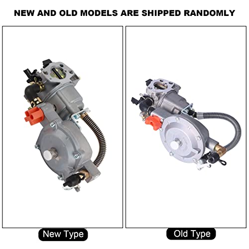 Dubbele brandstofcarburateur voor Tonco GX200 170F 170G GX200, Dual Brandstofcarburateur montage, ideale mengverhouding van lucht en brandstof voor sterke prestaties, eenvoudige installatie