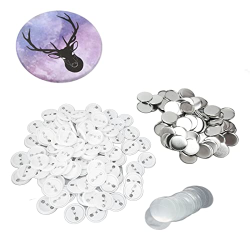 100 stuks Pin Badges Part Tin Plastic Blanco Knop Spelden voor Badge Maker Machine (44MM) 5
