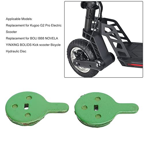 5 Paar rempads Lichtgewicht Low Noise Smooth Remmen Kleursnelle scooter rempads Vervanging voor Kugoo G2 Pro elektrische scooter 3
