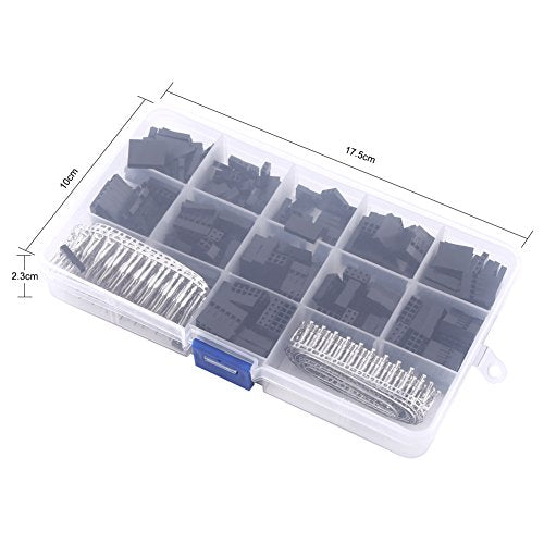 620st Connector Pin behuizing Jumperdraad Cable Pin Header Connector Kit Plug/Bus Crimp Pins Adapter Terminal