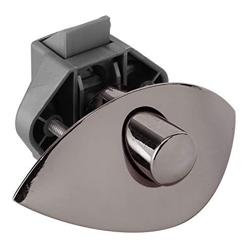 Ladeknop slot Keyless kabinet deur duw slot zinklegering Pushknop Latch voor Marine boot RV 12-25mm houten kast deur (Donker grijs)