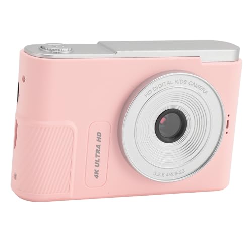 digitale camera, 4K Digitale Camera Studenten Compact Camera, 48MP 4K 16x Digitale Zoom 2.4 Inch Scherm Draagbare Compacte Camera voor Kinderen Studenten Vlog (Roze) 5