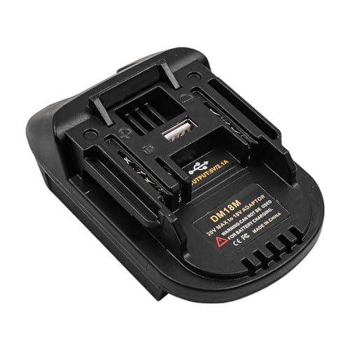 DM18M Batterijadapter voor Makita Power Tools - Omvormer voor 20V of Milwaukee M18 Lithium-Ion Batterij naar Makita 18V Batterij