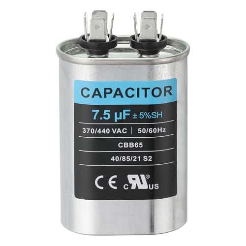 Cbb65 condensator, 7,5uf 370-440 Vac 50/60 Hz Aluminium Cbb65 Airconditioning Motor start condensator voor HVAC-systemen, Airconditioning, Warmtepomp