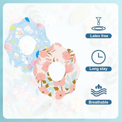 25 st Klevende Patches voor Dexcom G7, Waterdichte Covers met Hole Ademende Tape voor Sensor Compatibel met Dexcom G7 (Flower Shape) 4