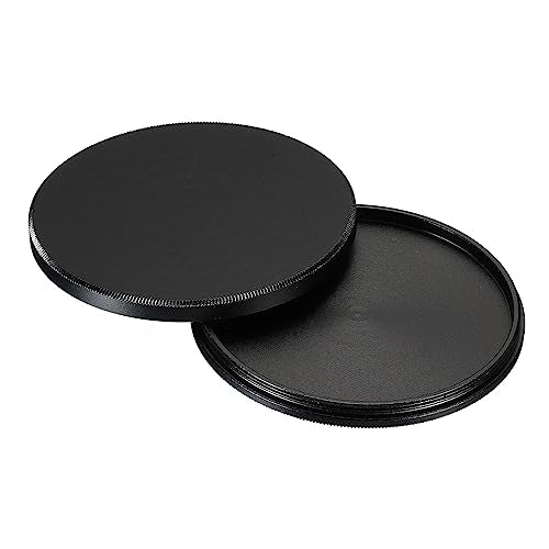 58mm Lens Cap, Camera Lens Cap Cover Universele metalen lens Filter voor Piles Cap Beschermhoes voor 58mm Camera Circular Polarising Fader ND Filter, Zwart