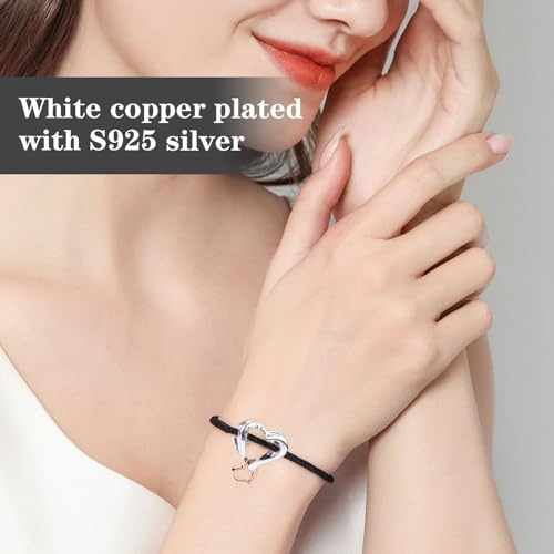 1 stuk charmes hart armband charmes & kralen voor vrouwen, modemomenten charmes compatibiliteit, hartbanden charme hanger voor Valentijnsdag, elke gelegenheid, zoals Kerstmis, Moederdag 3