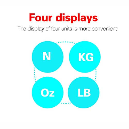 Digitale krachtmeter duw- en trektestbank hoge precisie lcd drukmeter stuwkrachtmeter 4 meeteenheden N/Kg/Lb/Oz-100N Meetinstrumenten 4