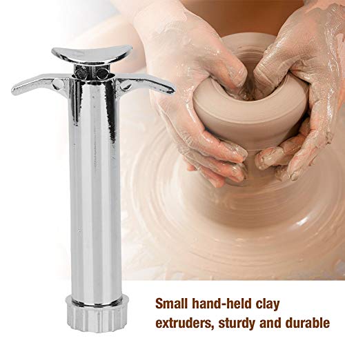 Stainless Steel Clay Extruder, FondantSculpture Craft Gun Ceramic Clay Modeling Tool 5