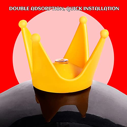 Helm Accessoires, Mooie Kikkerogen Kroon met linten, Voertuig Voertuig Cosplay stijl voor Fietshelm Motorfiets Helm Skihelm 3