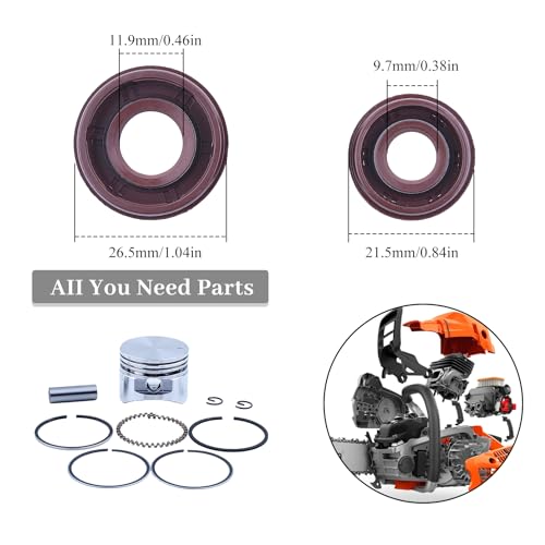 35mm Piston Ring Olie Seal Kit voor Honda GX25 FG110 HHT25S Small Motor Trimmer