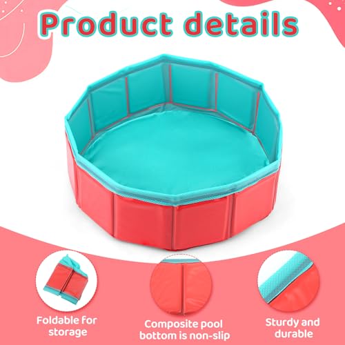 Kattenbad Speelgoed, 30x10cm Opvouwbaar Zwembad voor Huisdieren Fishbowl Katten Interactieve Speelgoed voor Huisdieren Endless Cute Gift (Vissen Speelgoed niet inbegrepen) 4