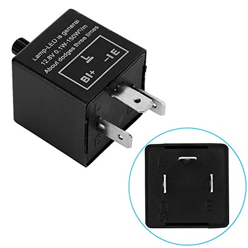 LED strobe knipperlichtrelais verstelbaar 12V 3-polig voor snel knipperlicht Super Flash 4