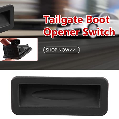 Tailgate Opener Switch, Tailgate Bootopener Switch voor 6M5119B514AD, Zwart