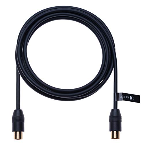 HF Coaxiale RF Kabel TV Antenne Kabel, Luchtkabel, 1m, Coaxiale Plug, Man tot vrouw, Antenne Jack, Uitbreiding voor Bosch SkyDSL ONE Primacom Unitymedia DVD VCR voor Televisie 3