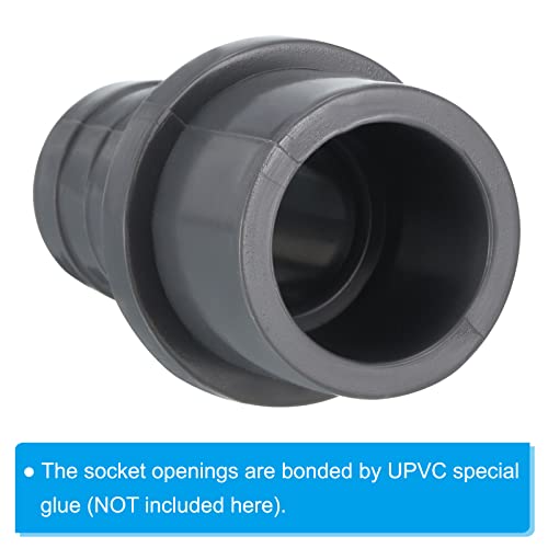 UPVC Reducer Pipe Fitting 32x25mm, 1 Pack Straight Koppelaar Connector, Grijs 5