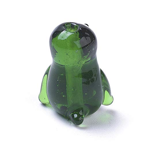 10 st. 3D Penguin kralen Handgemaakt Lampwerk Kralen Leuke cartoon Spacer Losse kralen voor sieraden maken Keychain DIY Holiday Decoratie Embellishment Crafts Hole: 1.8mm 4