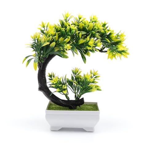 Potted plant kunstmatige stijlvolle kunstplant Bonsai decoratieve kunst Bonsai miniatuur kunstbomen voor woonkamer kantoor slaapkamer balkon