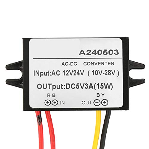 Converter, AC 12V 24V naar DC 5V Converter AC-DC Stap omlaag Power Supply Module(3A)