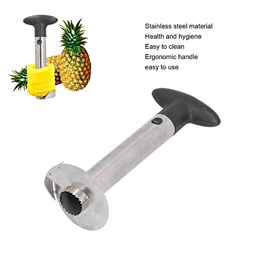 Ananassnijder Plastic roestvrij staal Ergonomische handgreep Eenvoudig te gebruiken Ananas Boor Keuken Gereedschap voor Fruit Stands Huishoudelijke keuken 4