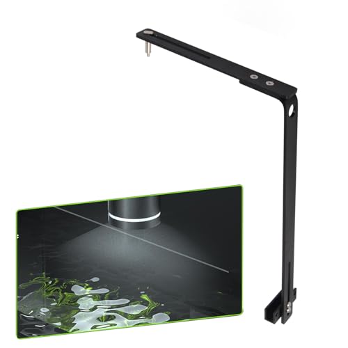 Aquarium Drop Light Mount, Aluminium Aquarium Light Mount Bracket Ondersteuning voor volledig spectrum COB Cilinder Chandelier 5
