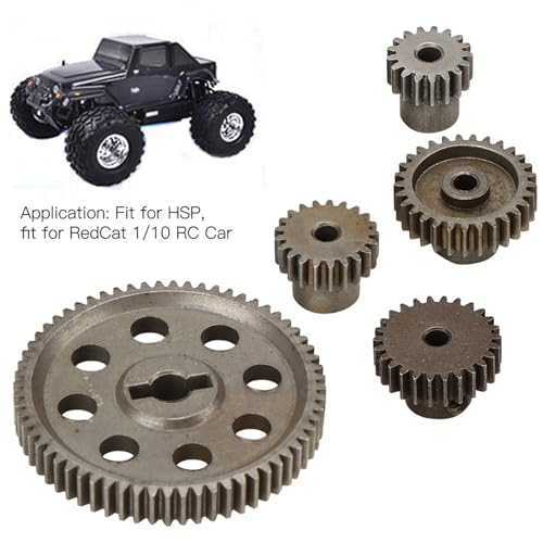 Differentiaal tandwiel hoofd metalen tandwiel recht 64T 17T 21T 26T 29T Gear Motor Reserveonderdelen RC voor HSP Brontosaurus 1/10 Truck 94111 4